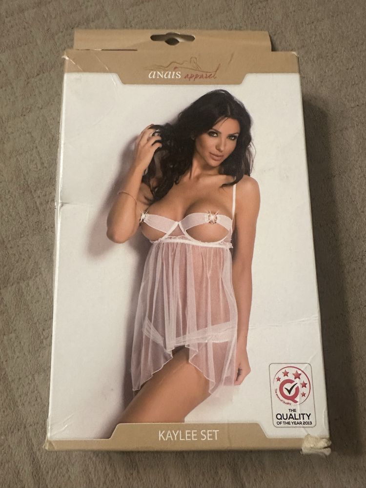 Прозрачный бебидол с трусиками стринг Anais Apparel