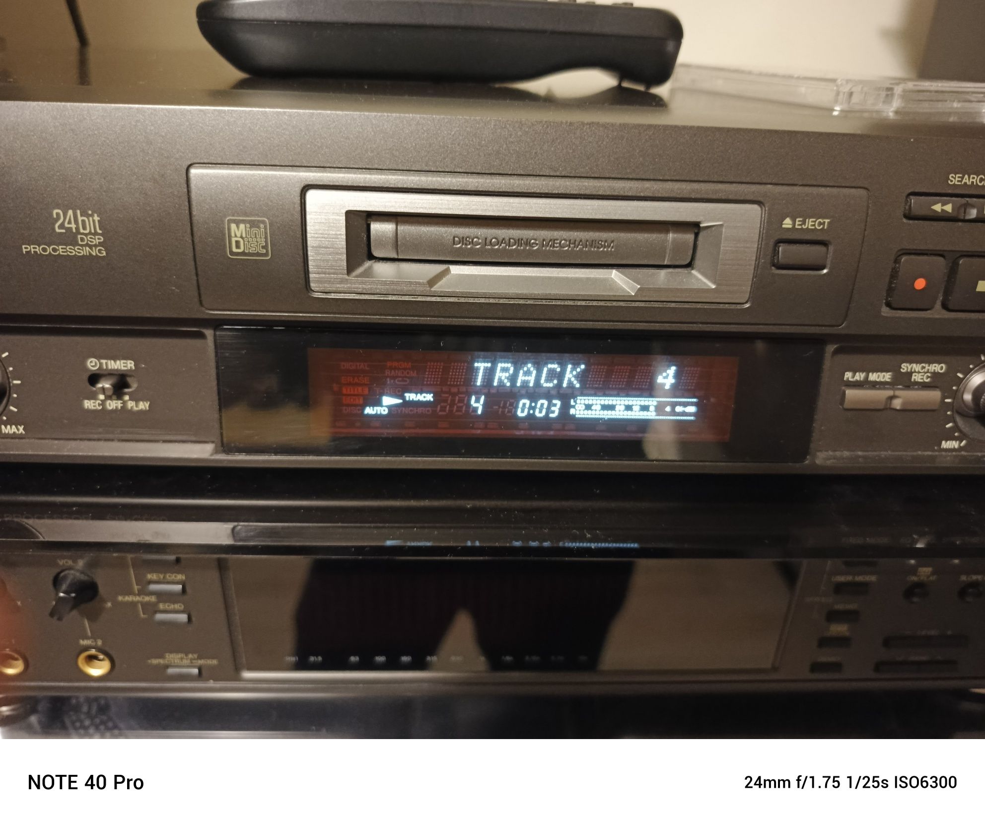 Technics mini disc.