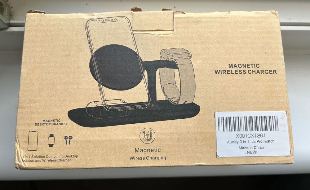 magsafe + apple watch бездротова зарядка станція