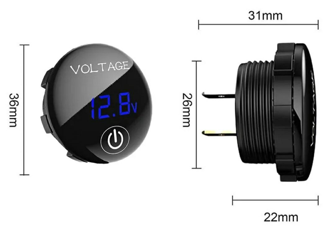 Цифровой вольтметр DC 5V-48V.