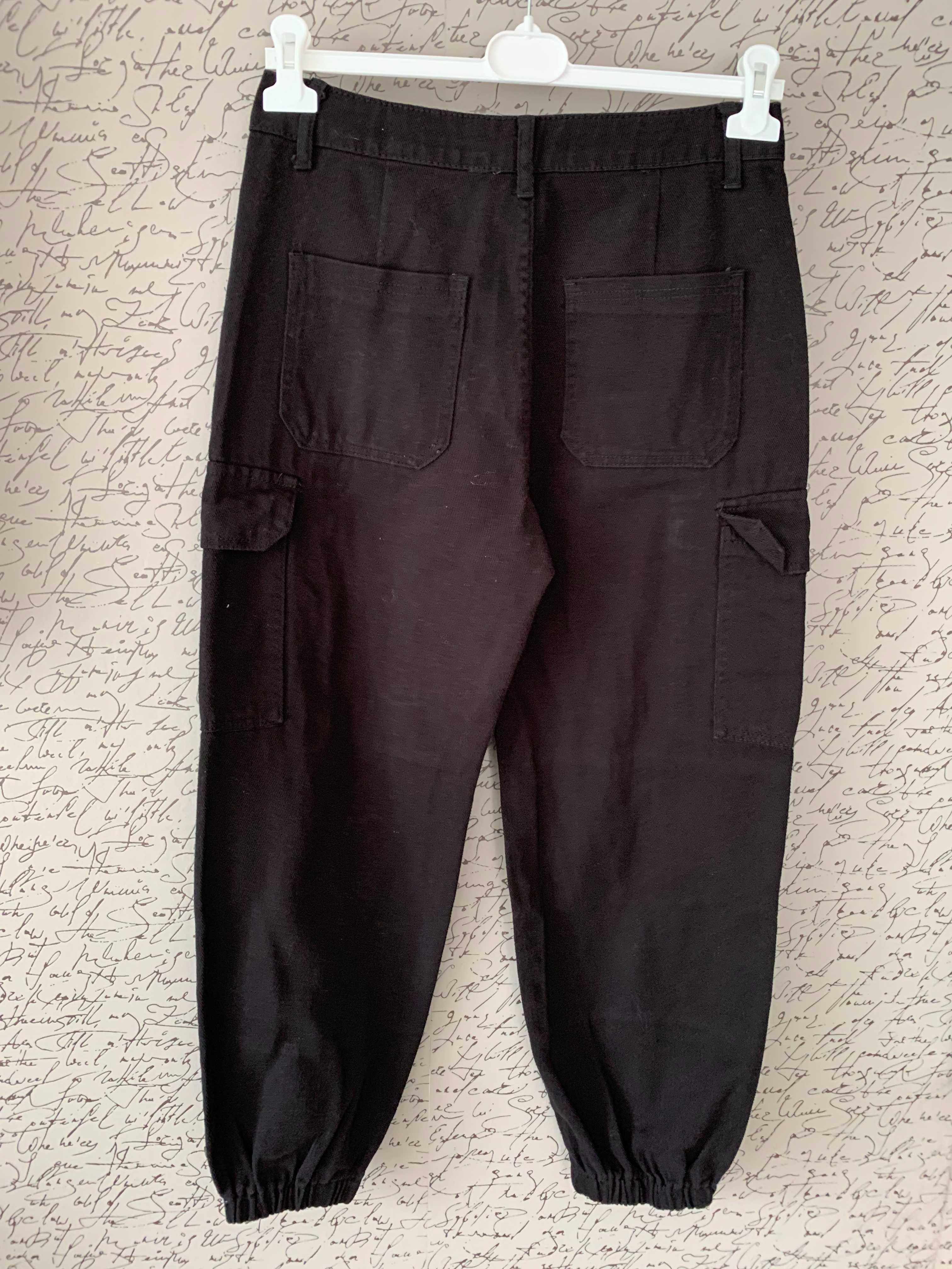 Shein śliczne nowe spodnie jeansowe bojówki M