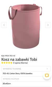 Kosz na zabawki z uszami