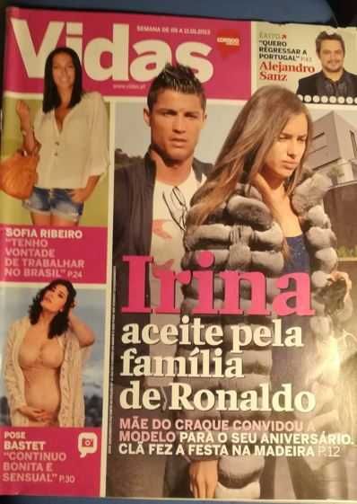 3 Revistas diversas sobre Cristiano Ronaldo - CR7 LOTE 3