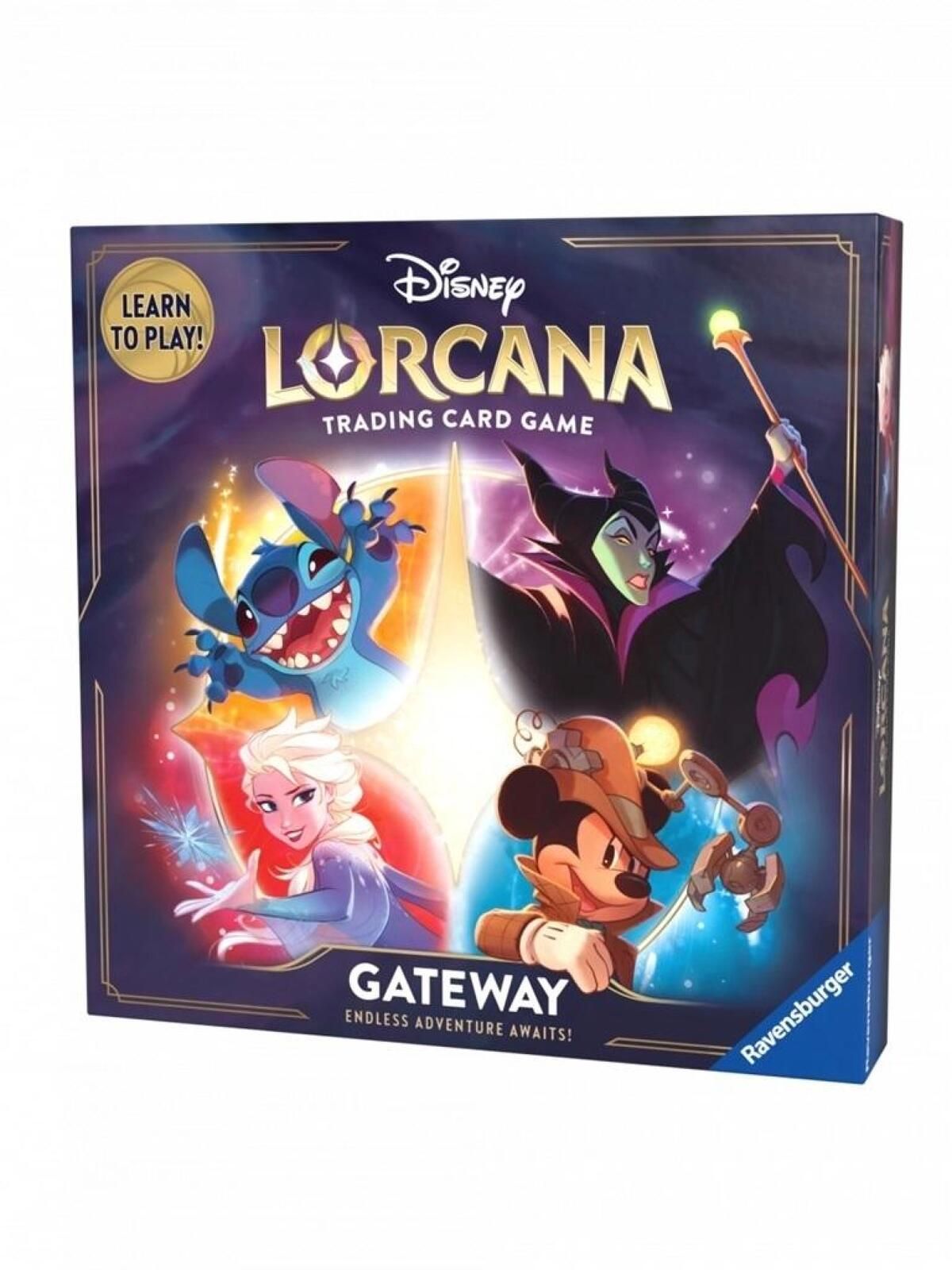 Disney Lorcana Gateway: zestaw dla nowych graczy Ravensburger pudełko