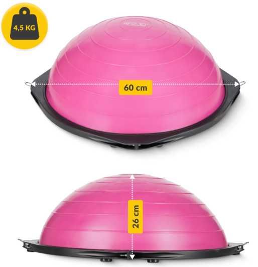 Półpiłka Piłka do balansowania 4fizjo Balance Ball 60cm 4FIZJO POMPKA