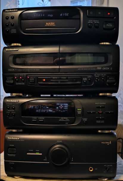 Wieża Technics SE-CH.505  2x70 Wat  4 segmenty-sprawna kolumny i pilot