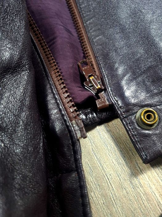 Proskór, skórzana Vintage Parka, damska rozmiar 46 L