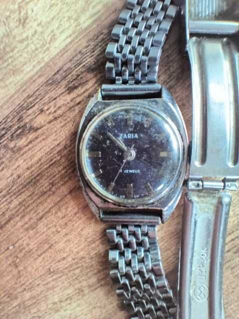 Zegarek damski Zaria mechaniczny - niesprawny, niekompletny