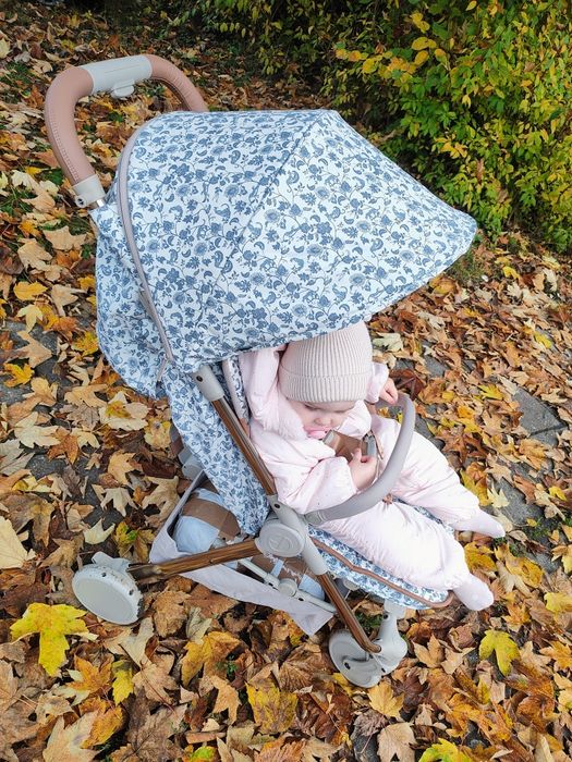 Elodie Details Mondo Garden Leo Toile jak nowy z pałąkiem i wkładka