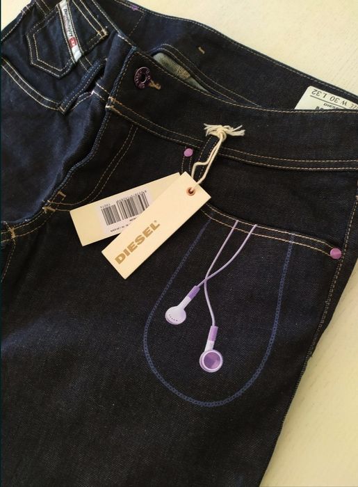 DIESEL Женские черные джинсы скини Дизель плотные джинсы итальянские