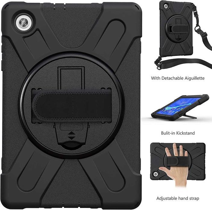Gerutek etui pancerne 360 Lenovo Tab M10 10,1'' TB-X306XT X306F pasek