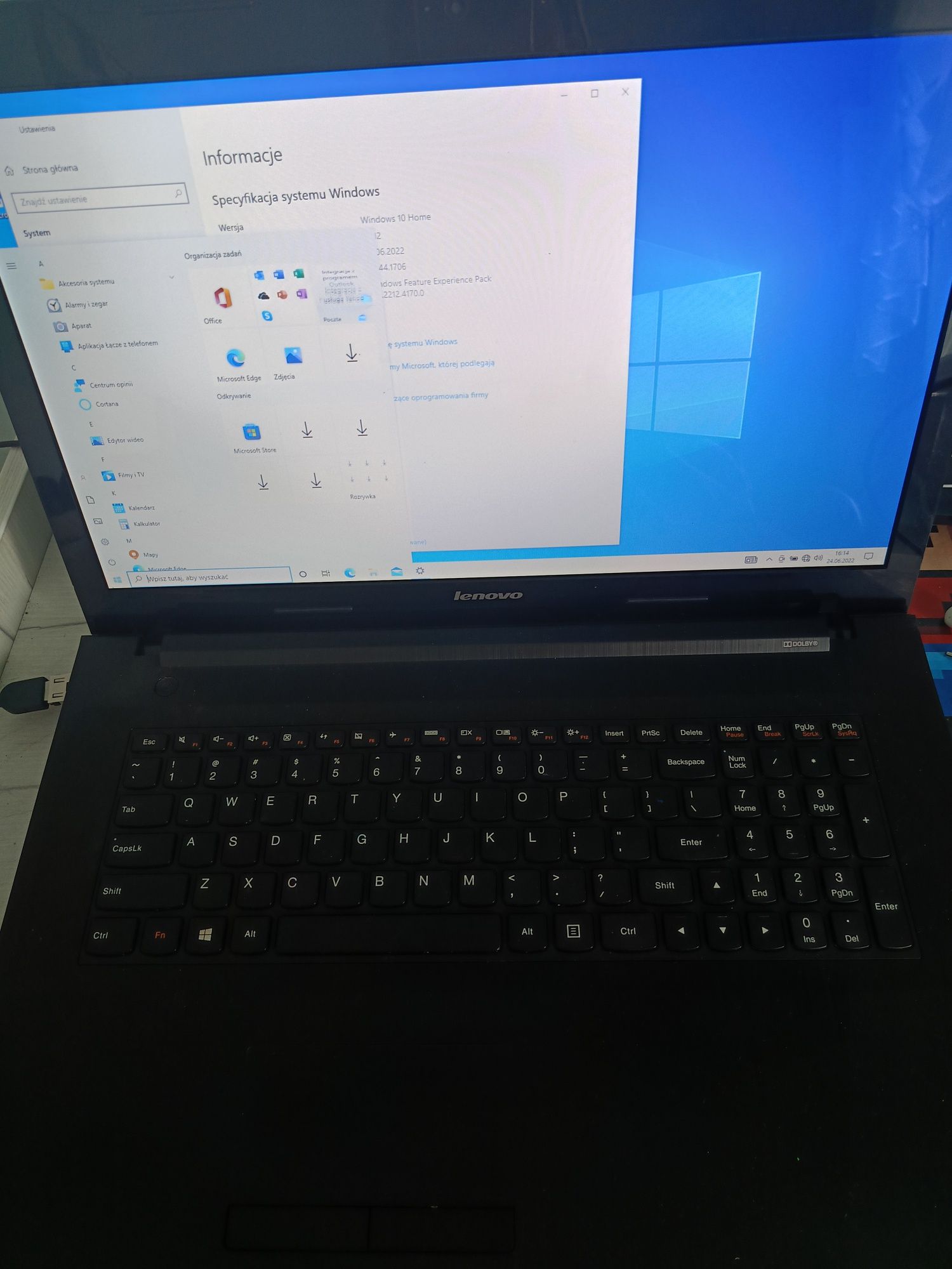 Laptop Lenovo g7035- 240 gb
0