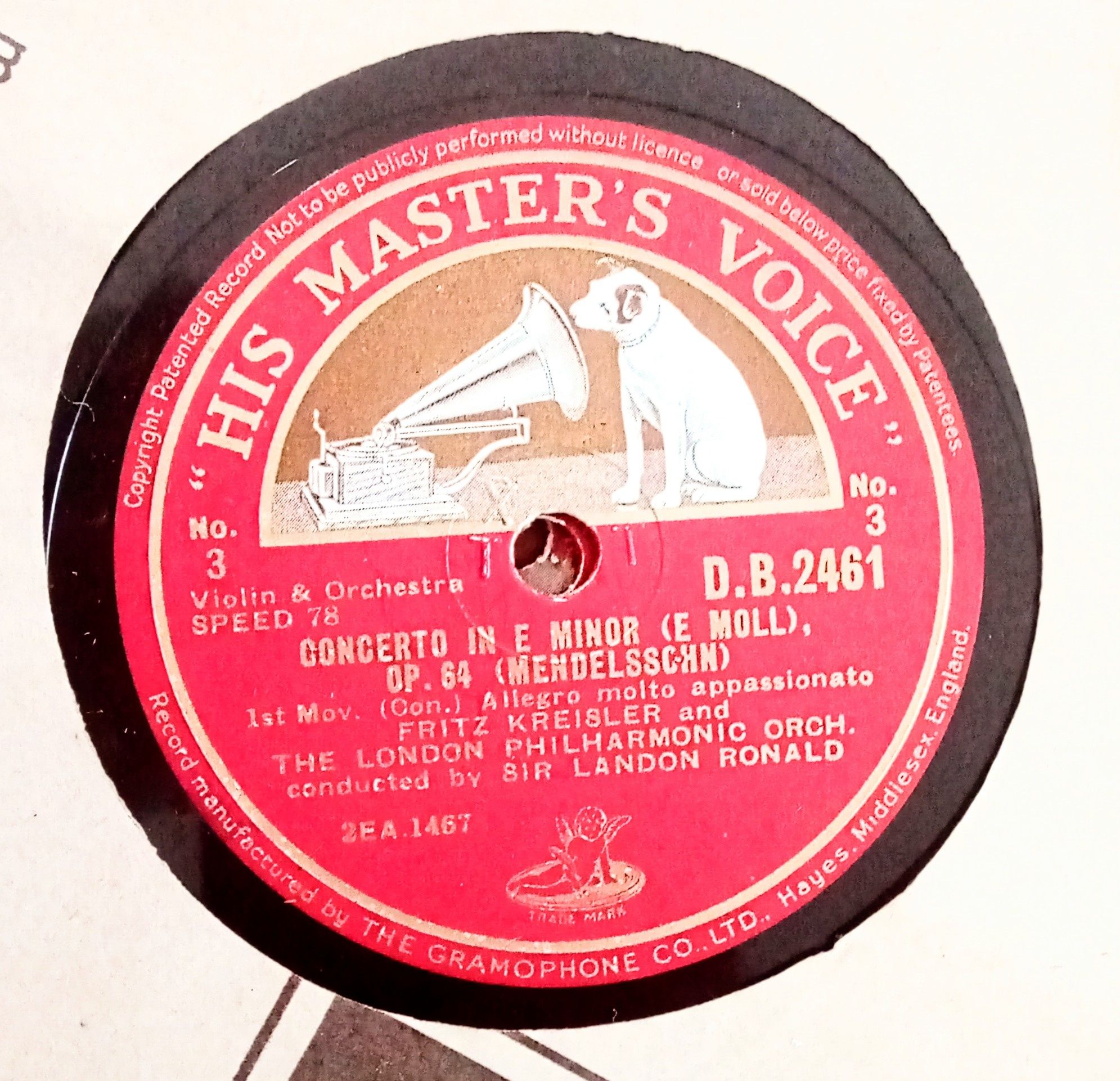 Discos 78rpm, shellac