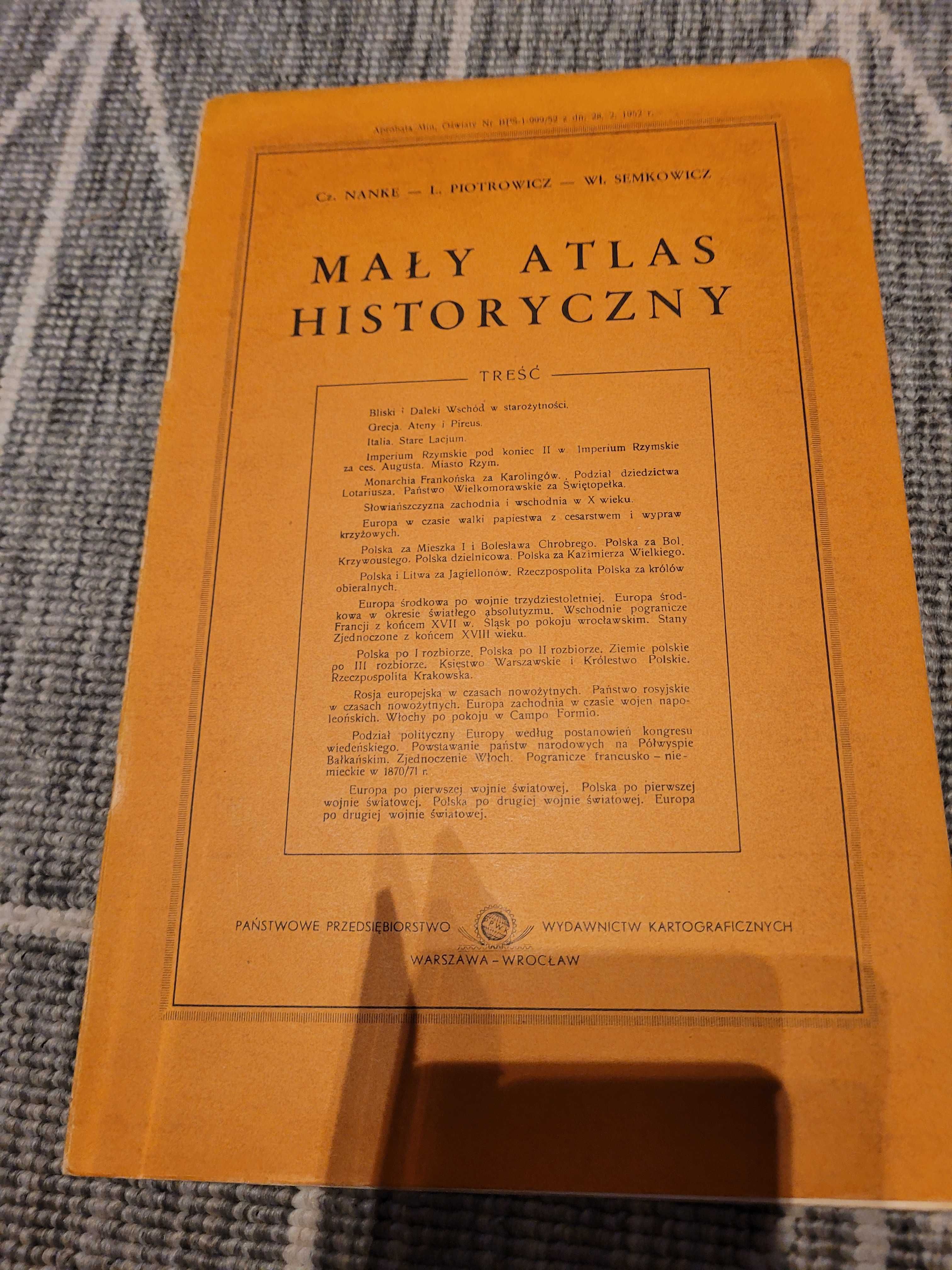 Mały atlas historyczny - Ludwik Piotrowicz