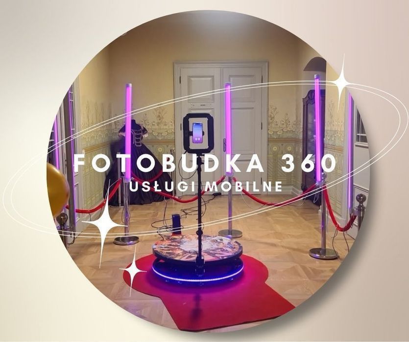 FOTOBUDKA 360 /  Fotobudka/ FOTOBOX/ Ciężki Dym/ Napis LOVE/