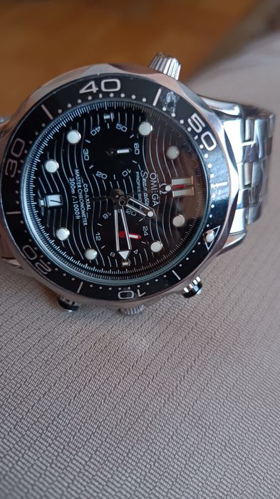 Seamaster elegancki zegarek chronograf