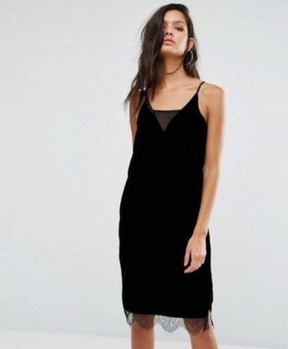 Платья комбінація сукня бархат old money XS-S