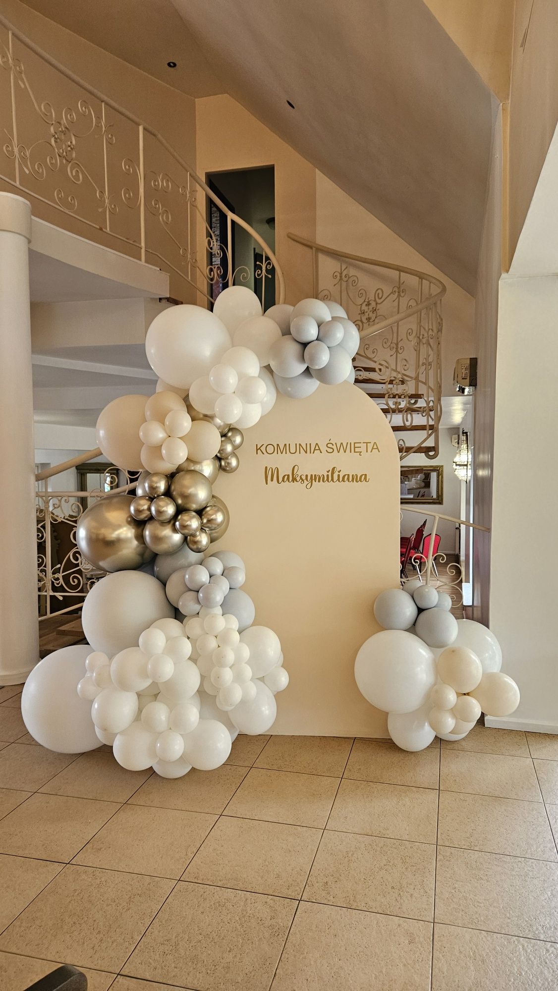 Ścianka dekoracja balony girlanda