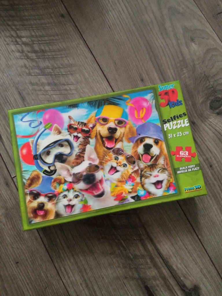 Puzzle Super 3D Kids 63 elementy