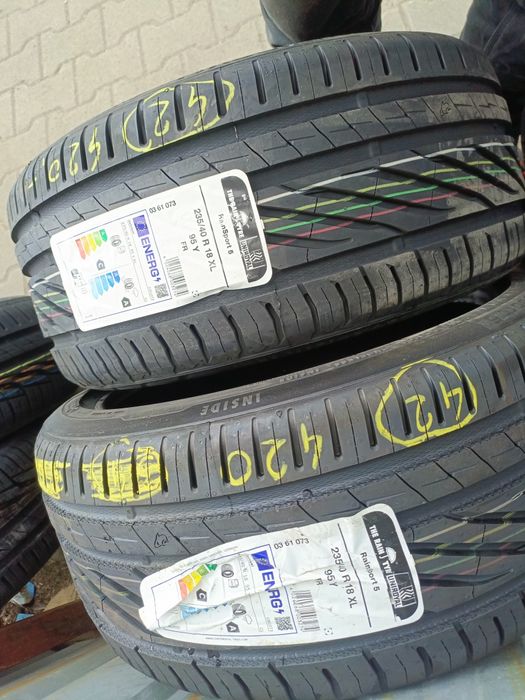 Nowe opony letnie 235/40/18 uniroyal 2 sztuki 2024r