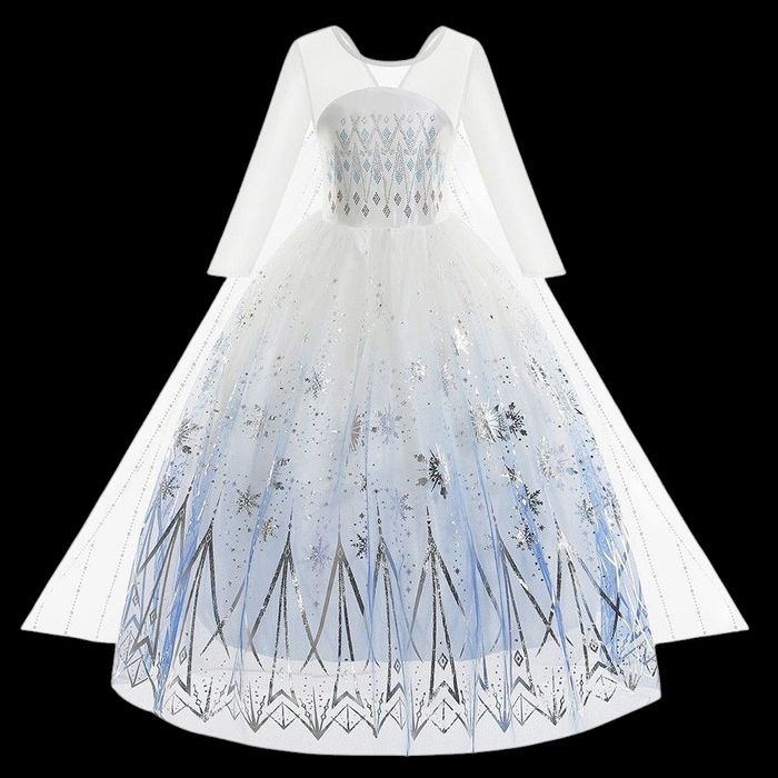 Sukienka, Frozen, Elsa, Kraina Lodu, bal, karnawał, strój, przebranie