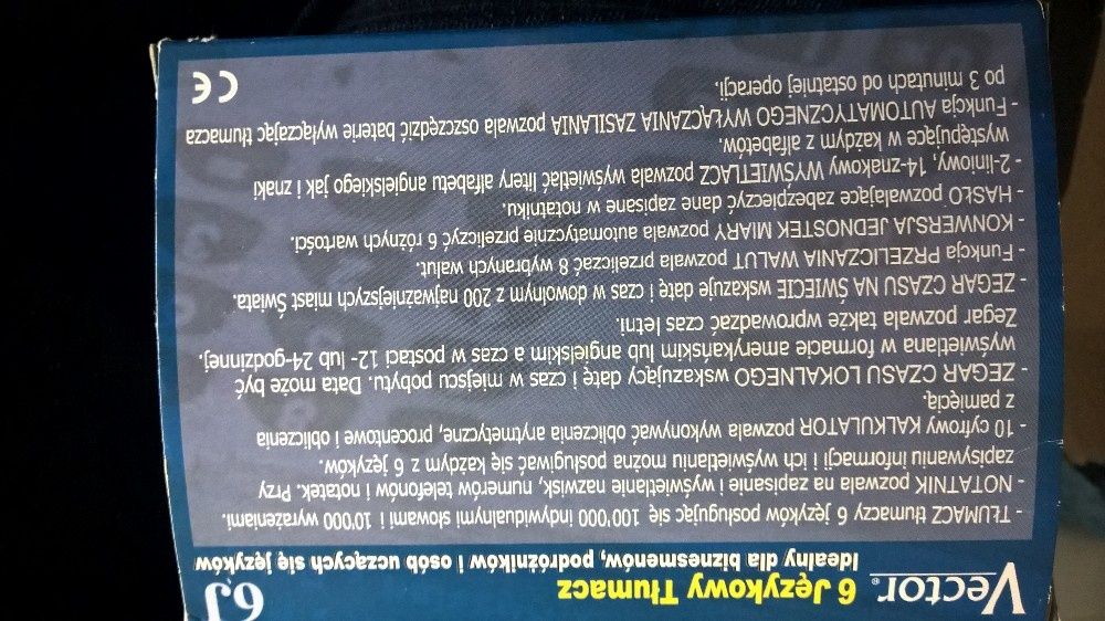 Okazja - pomysł na prezent ELEKTRONICZNY TŁUMACZ JEZYKOWY 99 PLN