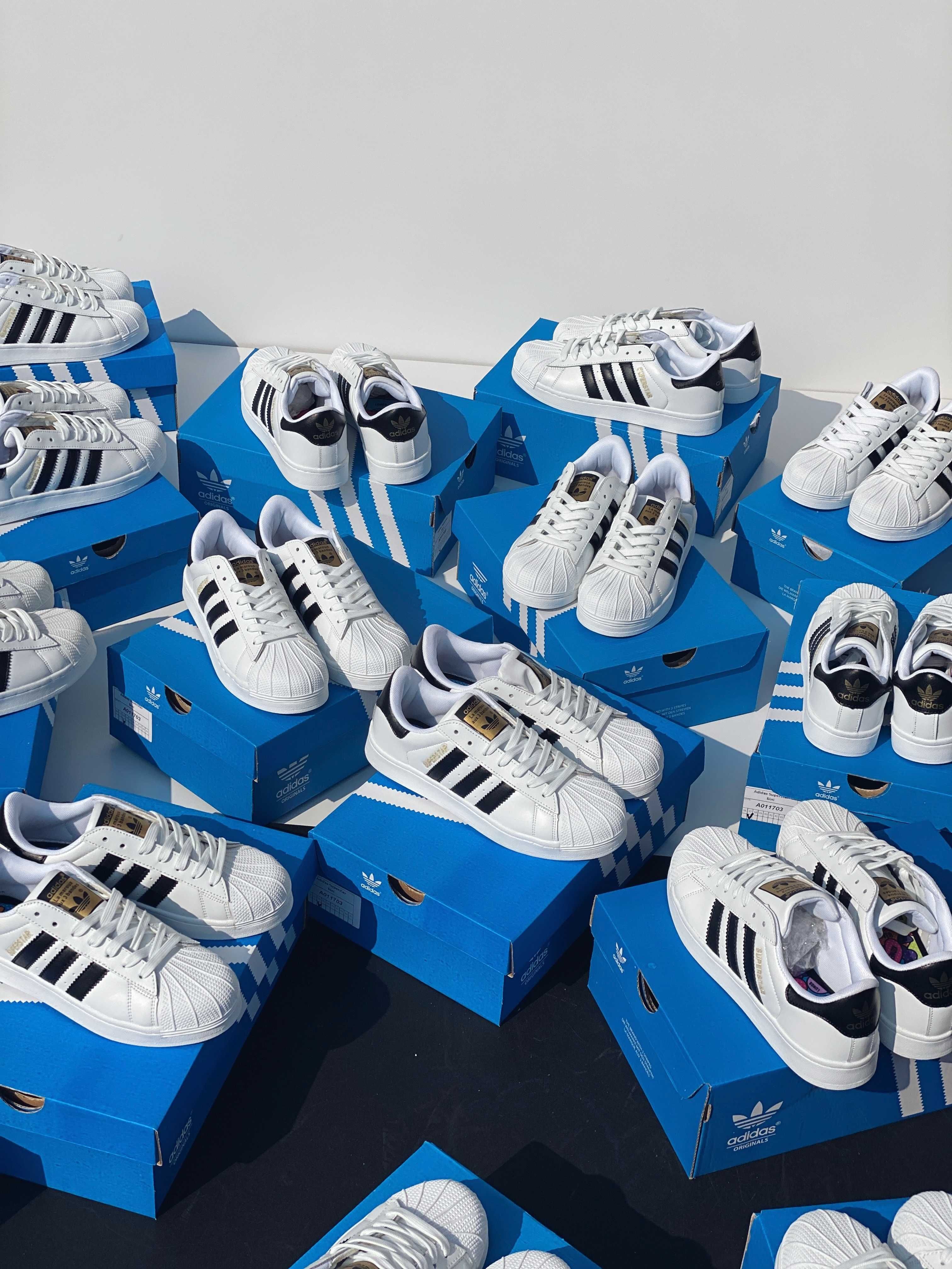 ХІТ Кросівки Адідас СУПЕРСТАР білі 36-44 Adidas Superstar White Адидас