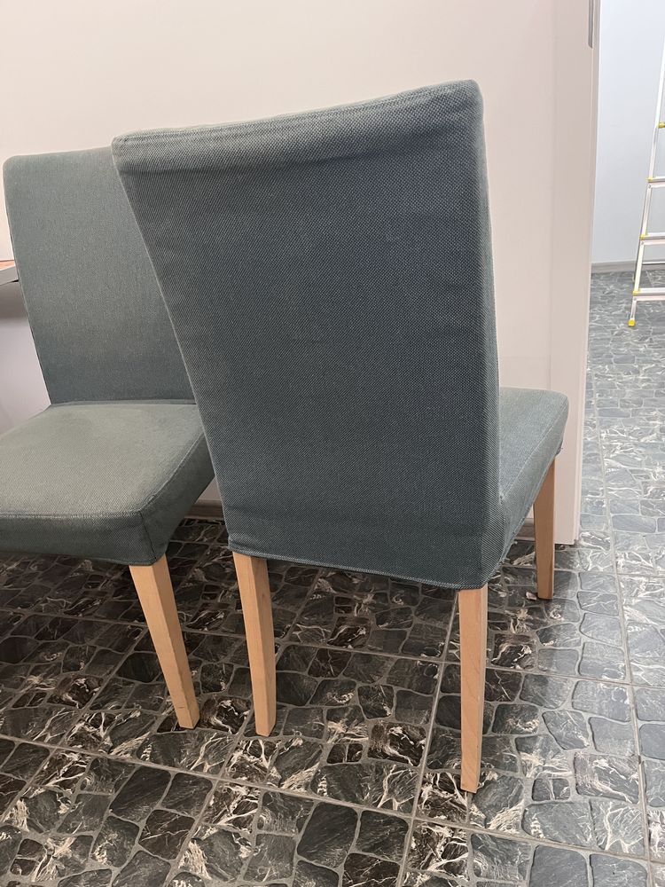2 krzesla do jadalni ikea henriksdal