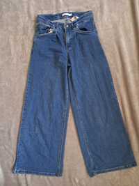 Zestaw dziewczęcy 146-152 szerokie spodnie bluza i bluzka