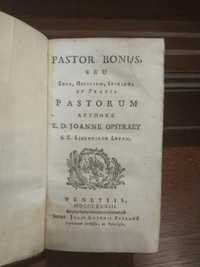 Starodruk, pt. "Pastor Bonus seu Idea, Officium, Spiritus..." 1783 rok