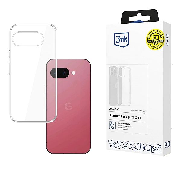 Etui 3mk Armor Case na Google Pixel 9A - przezroczyste