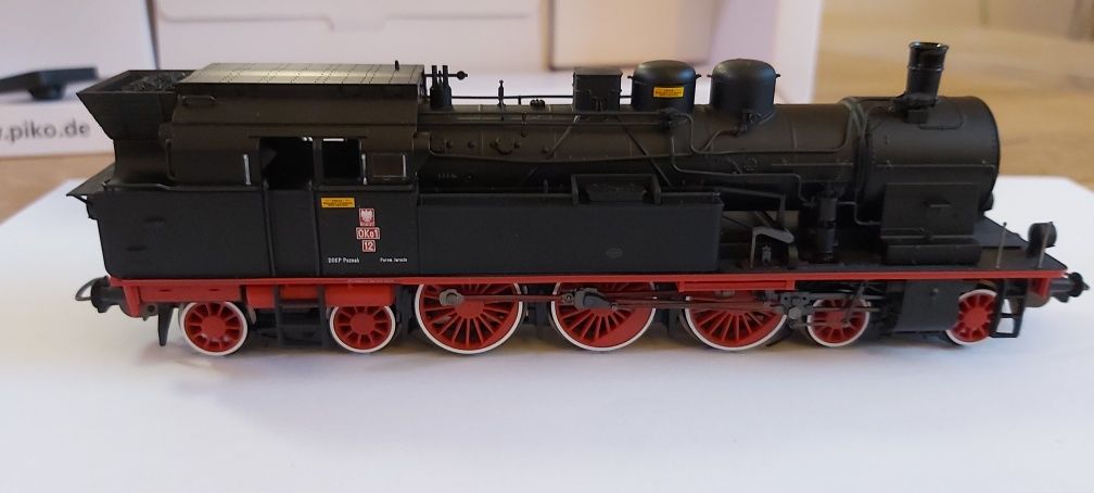 Lokomotywa parowa PIKO 50612 Oko1-12 PKP H0 DCC GEN. DYMU Parowóz