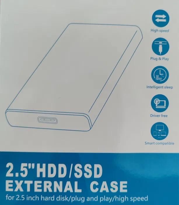 Внешний карман / Корпус для жесткого диска 2,5"HDD/SSD  USB 3.0 Type C