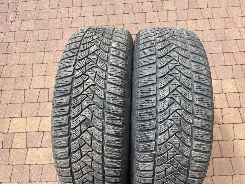 3887. Opony zimowe 215/55/17 Dunlop 2020r 6.5mm cena za 2szt
