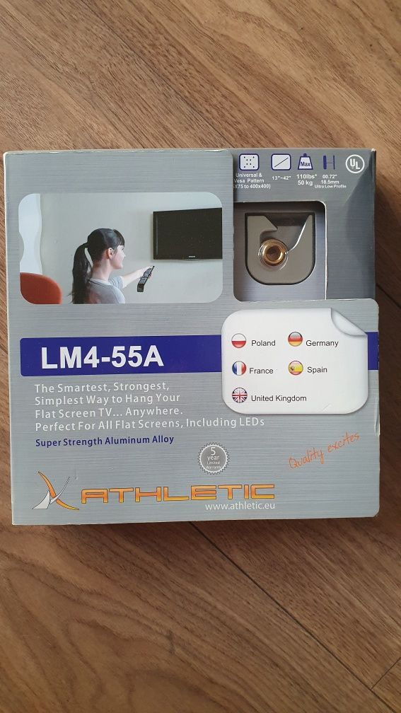 Uchwyt tv/monitor, super płaski