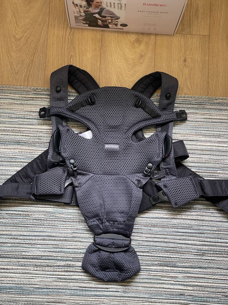 Marsúpio BabyBjörn Move - Airy Mesh - Cor Antracite - Como Novo - 150€