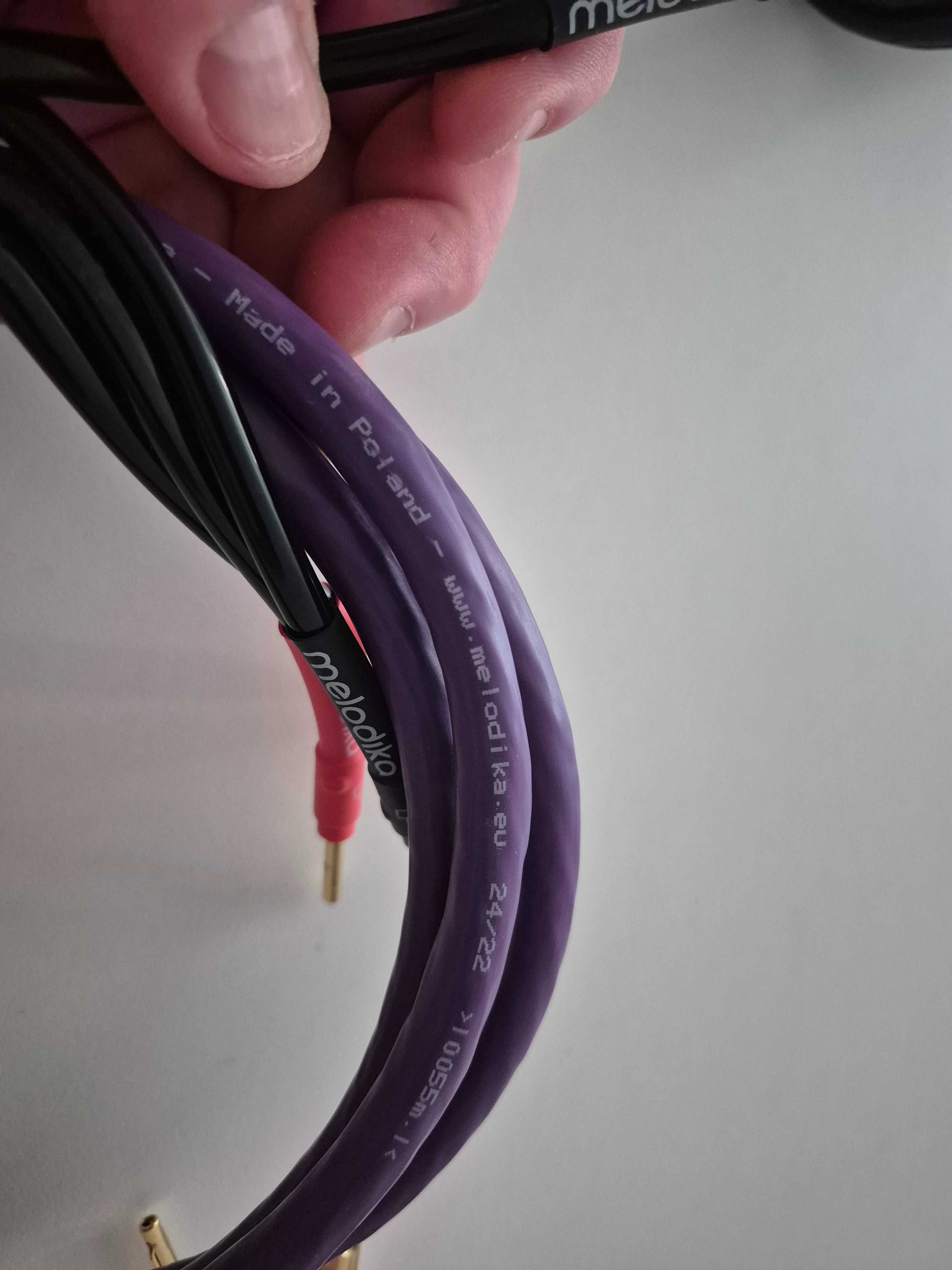 Melodika MDBW41515 Kabel głośnikowy bi-wiring OFC klasy 4N 2M - 2szt