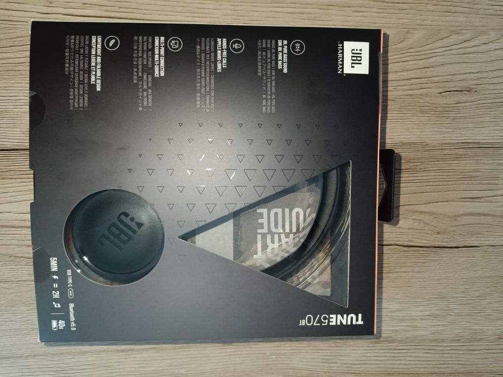 Słuchawki JBL tune570bt pure bass wireless