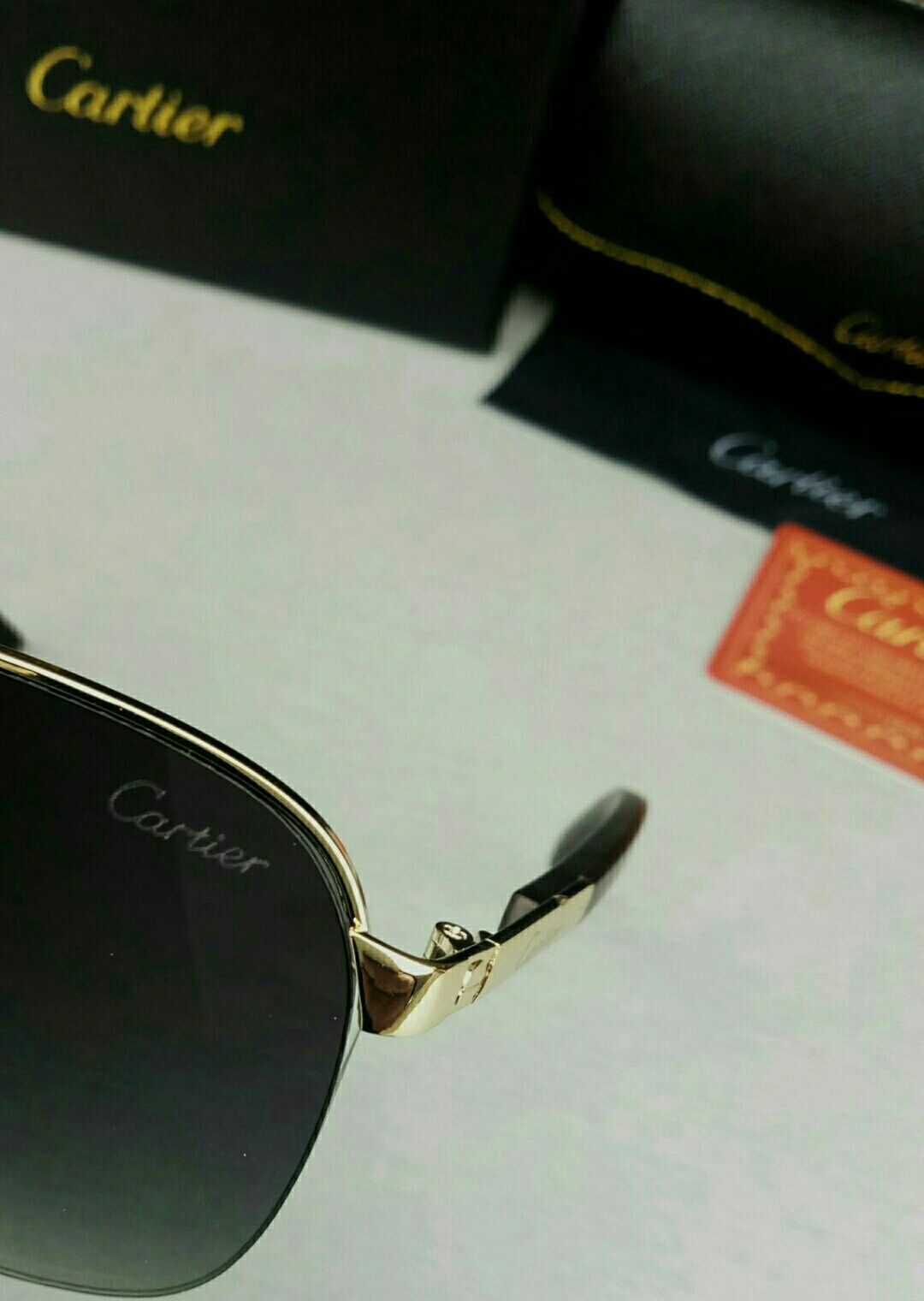 Cartier очки от солнца модные бренд унисекс темно серые с градиентом