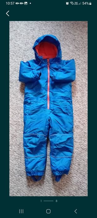 Kombinezon Tchibo zimowy 98-104 granatowy na zimę narciarski