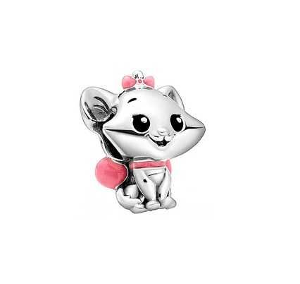 Nowy charms do pandory na prezent kotka MARIE Disney walentynki