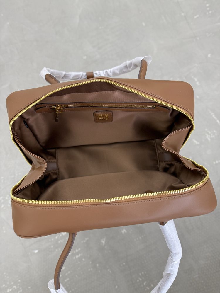 Torebka Miu Miu beau handle bag brown