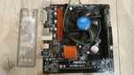 Мат плата h110 + i3 6100 + 4gb ddr4