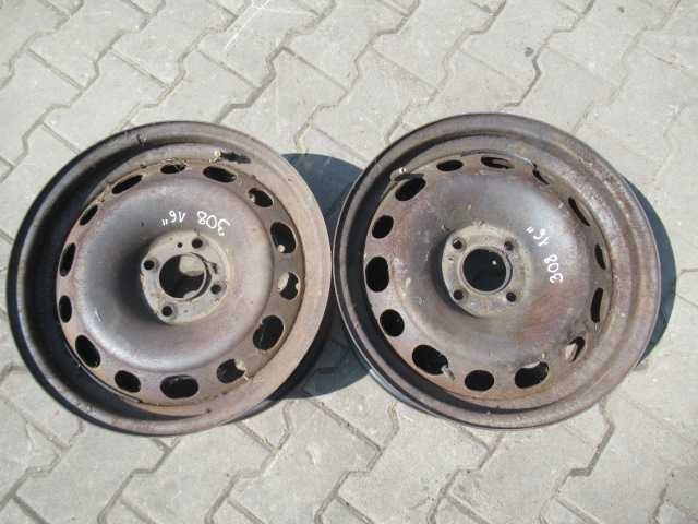 , PEUGEOT 308 felgi stalowa 16"