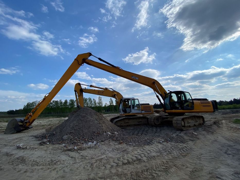 Koparka JCB JS330 NC ramie Long 18m plecak 3t