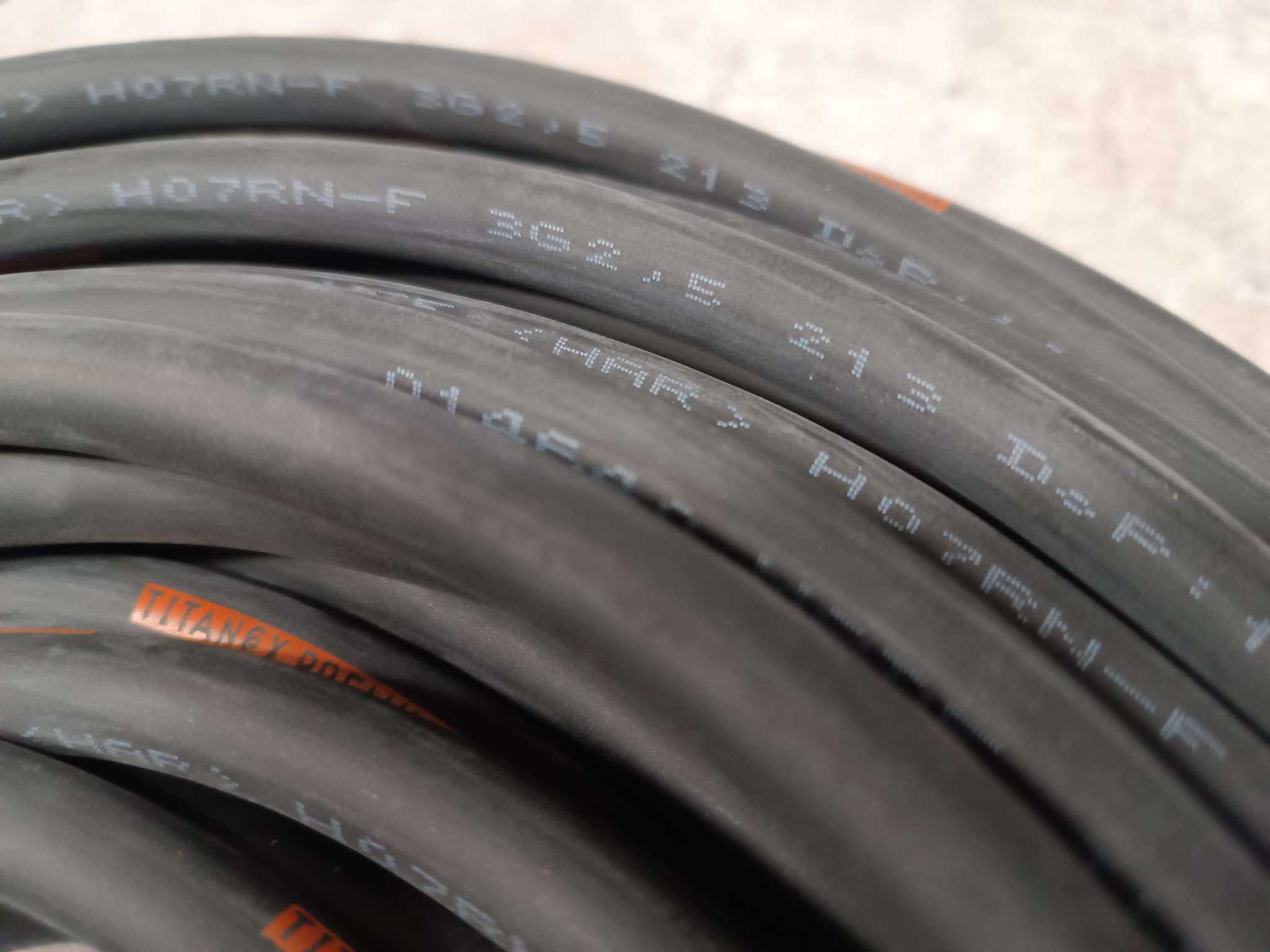 Kabel zasilający w gumie TITANEX Premium 3G2,5 przewód 3x2,5 H07RN 39m