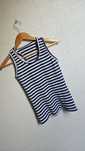 Crop top w pasy Made in Turkey