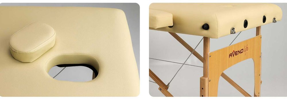 ŁÓŻKO DO MASAŻU Składane Przenośne Kozetka 90cm Kozetka Aveno - OKAZJA