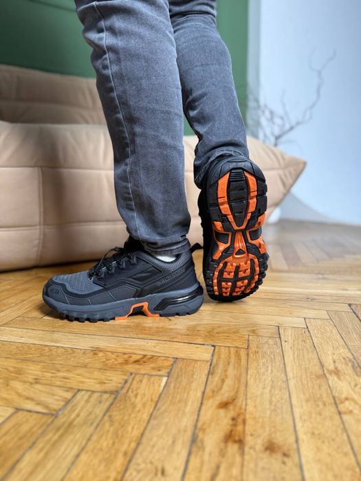 Осінні кросівки Salomon ACS Black Grey Orange Gore-Tex (41-45)