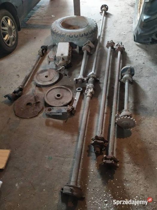 adapter, przekładnia, oś, tryb, zębatka,części do rozrzutnika
